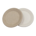 9 inch round disposable tableware sugarcane bagasse party plate compostable 100% biodegradable plates